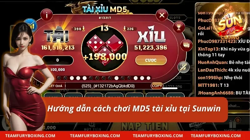 Tài Xỉu MD5 Sunwin: Cực Phẩm Cá Cược Chất Lượng 9 Bắt đầu trải nghiệm Tài xỉu MD5 chỉ với 5 bước